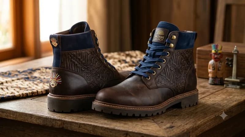 Sepatu Boot Kulit Kriya