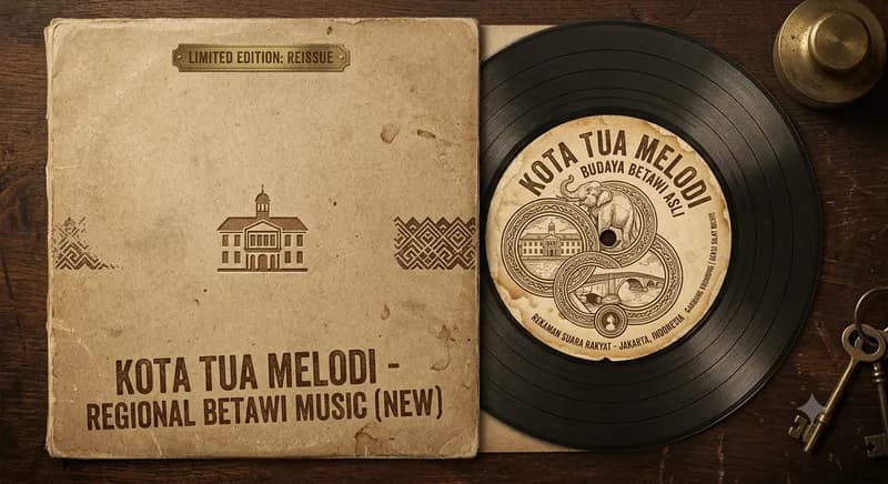 Vinyl Record Etnik Modern
